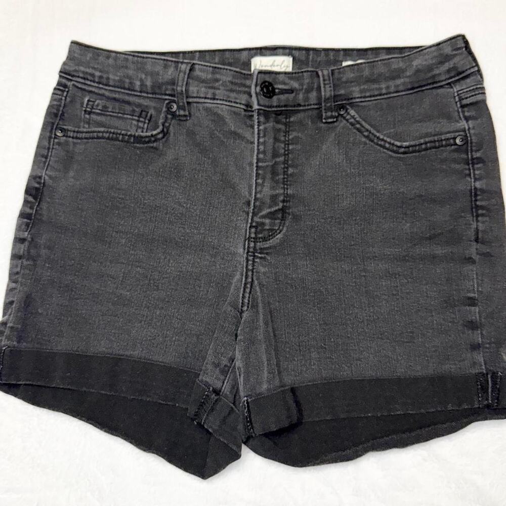 Black high waist shorts